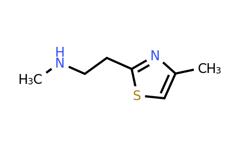 CAS 642929-37-1 | methyl[2-(4-methyl-1,3-thiazol-2-yl)ethyl]amine