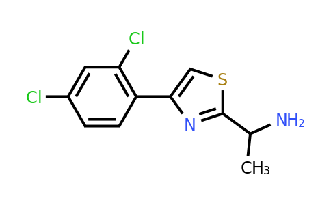 CAS 642929-57-5 | 1-[4-(2,4-dichlorophenyl)-1,3-thiazol-2-yl]ethan-1-amine