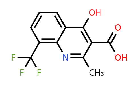 CAS 64321-67-1 | 4-Hydroxy-2-methyl-8-(trifluoromethyl)quinoline-3-carboxylic acid