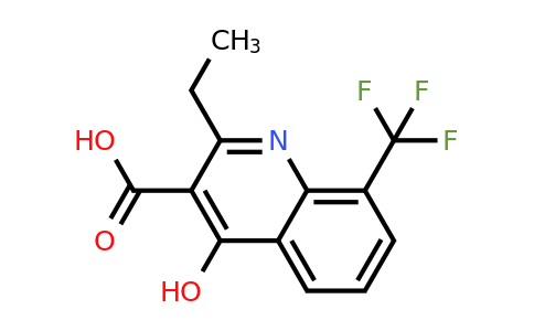 CAS 64321-70-6 | 2-Ethyl-4-hydroxy-8-(trifluoromethyl)quinoline-3-carboxylic acid