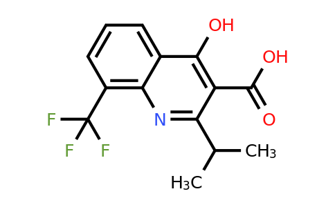 CAS 64321-75-1 | 4-Hydroxy-2-isopropyl-8-(trifluoromethyl)quinoline-3-carboxylic acid