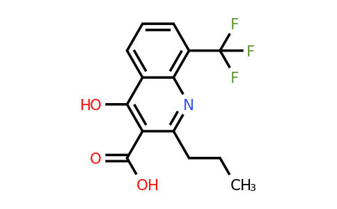 CAS 64321-80-8 | 4-Hydroxy-2-propyl-8-(trifluoromethyl)quinoline-3-carboxylic acid