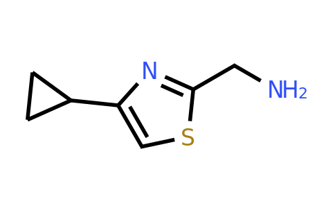 CAS 643725-71-7 | (4-cyclopropyl-1,3-thiazol-2-yl)methanamine