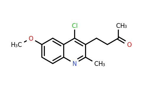 CAS 64375-68-4 | 4-(4-Chloro-6-methoxy-2-methylquinolin-3-yl)butan-2-one