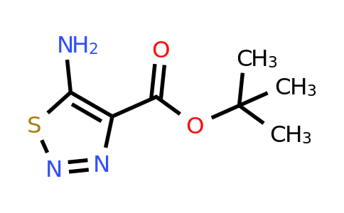 CAS 6440-03-5 | tert-butyl 5-amino-1,2,3-thiadiazole-4-carboxylate