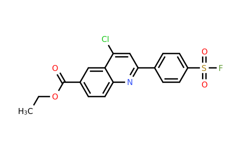 CAS 64415-12-9 | Ethyl 4-chloro-2-(4-(fluorosulfonyl)phenyl)quinoline-6-carboxylate