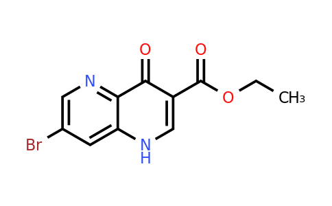 CAS 64436-97-1 | Ethyl 7-bromo-4-oxo-1,4-dihydro-1,5-naphthyridine-3-carboxylate