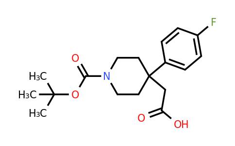 CAS 644981-80-6 | 1-Boc-4-(4-fluorophenyl)-4-piperidineacetic acid
