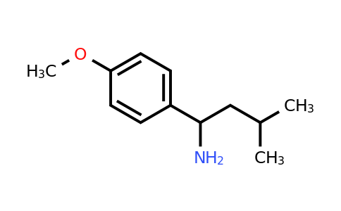 CAS 645391-82-8 | 1-(4-Methoxyphenyl)-3-methylbutan-1-amine
