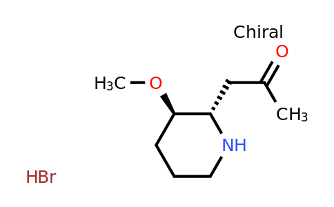 CAS 64543-93-7 | 1-[trans-3-methoxy-2-piperidyl]propan-2-one;hydrobromide