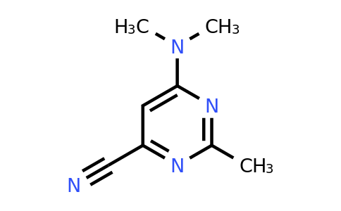 CAS 64571-38-6 | 6-(Dimethylamino)-2-methylpyrimidine-4-carbonitrile