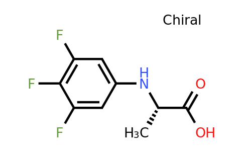 CAS 646066-73-1 | (S)-2-((3,4,5-Trifluorophenyl)amino)propanoic acid