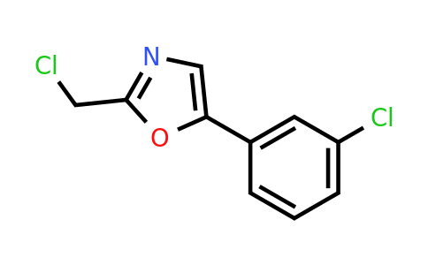 CAS 64640-15-9 | 2-(chloromethyl)-5-(3-chlorophenyl)-1,3-oxazole