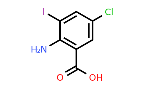 CAS 64724-23-8 | 2-Amino-5-chloro-3-iodobenzoic acid