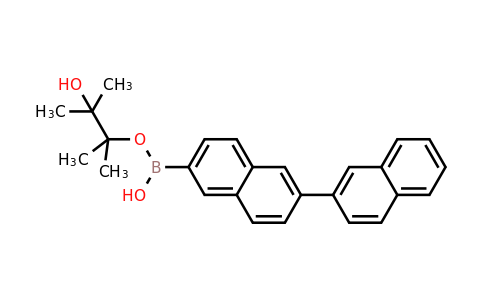 CAS 647836-56-4 | 3-hydroxy-2,3-dimethylbutan-2-yl hydrogen [2,2'-binaphthalen]-6-ylboronate