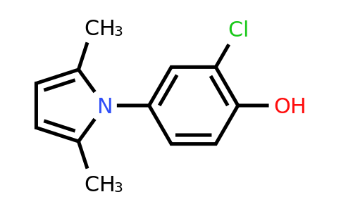 CAS 647841-63-2 | 2-Chloro-4-(2,5-dimethyl-1H-pyrrol-1-yl)phenol