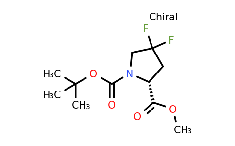 CAS 647857-74-7 | 1-tert-butyl 2-methyl (2R)-4,4-difluoropyrrolidine-1,2-dicarboxylate