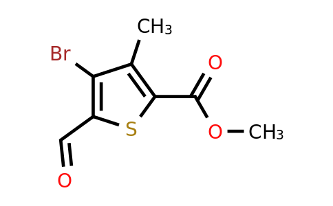 CAS 648412-54-8 | methyl 4-bromo-5-formyl-3-methylthiophene-2-carboxylate