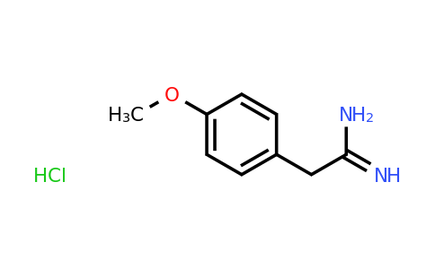 2-(4-methoxyphenyl)ethanimidamide hydrochloride