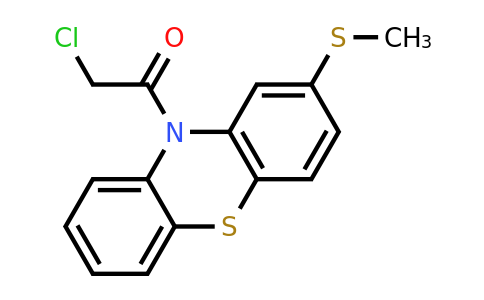 CAS 65010-93-7 | 2-chloro-1-[2-(methylsulfanyl)-10H-phenothiazin-10-yl]ethan-1-one