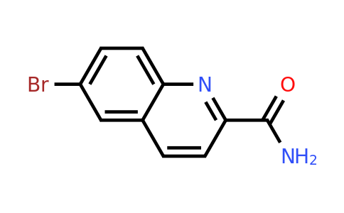 CAS 65148-09-6 | 6-Bromo-quinoline-2-carboxylic acid amide