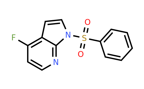 CAS 651744-26-2 | 4-fluoro-1-(phenylsulfonyl)-1H-pyrrolo[2,3-b]pyridine
