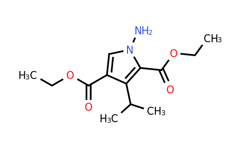 CAS 651744-39-7 | Diethyl 1-amino-3-isopropyl-1H-pyrrole-2,4-dicarboxylate