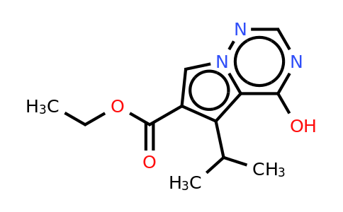 CAS 651744-40-0 | Ethyl 4-hydroxy-5-isopropylpyrrolo[1,2-F][1,2,4]triazine-6-carboxylate
