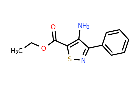 CAS 65237-13-0 | ethyl 4-amino-3-phenyl-1,2-thiazole-5-carboxylate