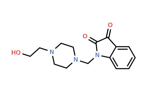 CAS 6532-17-8 | 1-{[4-(2-hydroxyethyl)piperazin-1-yl]methyl}-2,3-dihydro-1H-indole-2,3-dione