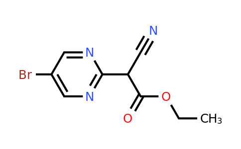 CAS 65364-66-1 | Ethyl 2-(5-bromopyrimidin-2-yl)-2-cyanoacetate