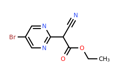 Ethyl 2-(5-bromopyrimidin-2-yl)-2-cyanoacetate