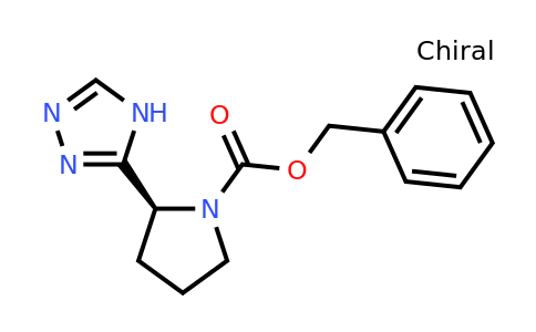 CAS 65370-33-4 | (S)-Benzyl 2-(4H-1,2,4-triazol-3-yl)pyrrolidine-1-carboxylate
