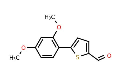 CAS 654067-71-7 | 5-(2,4-Dimethoxyphenyl)thiophene-2-carbaldehyde