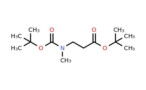 CAS 654651-69-1 | tert-Butyl 3-((tert-butoxycarbonyl)(methyl)amino)propanoate