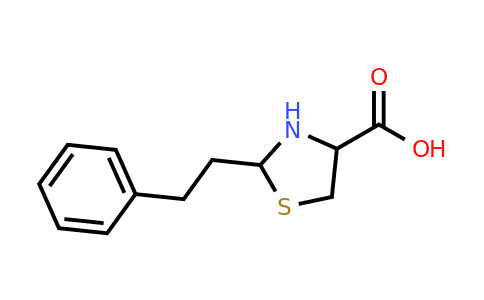 CAS 65469-04-7 | 2-(2-phenylethyl)-1,3-thiazolidine-4-carboxylic acid