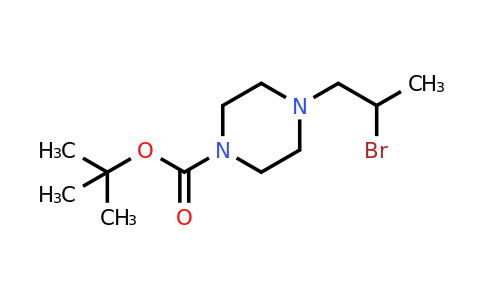 CAS 655225-02-8 | 4-(2-Bromopropyl)-1-piperazinecarboxylic acid, 1,1-dimethylethyl ester