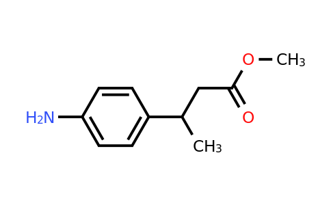 CAS 6555-06-2 | methyl 3-(4-aminophenyl)butanoate