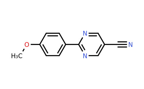 CAS 65586-45-0 | 2-(4-Methoxyphenyl)pyrimidine-5-carbonitrile