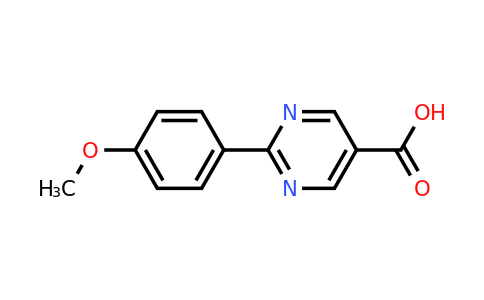 CAS 65586-76-7 | 2-(4-Methoxyphenyl)pyrimidine-5-carboxylic acid