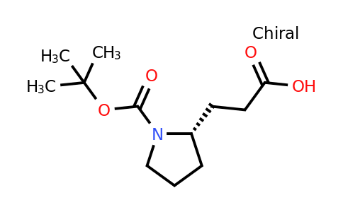 CAS 65595-02-0 | 3-[(2S)-1-[(tert-butoxy)carbonyl]pyrrolidin-2-yl]propanoic acid