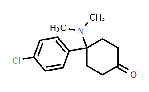 CAS 65618-71-5 | Cyclohexanone, 4-(4-chlorophenyl)-4-(dimethylamino)-