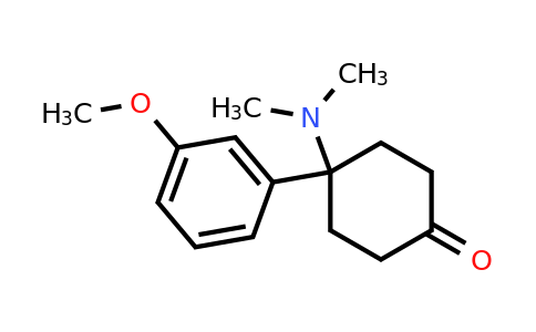 CAS 65618-98-6 | Cyclohexanone, 4-(dimethylamino)-4-(3-methoxyphenyl)-
