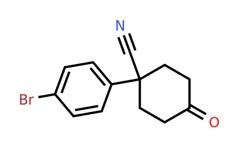 CAS 65619-28-5 | 1-(4-bromophenyl)-4-oxocyclohexane-1-carbonitrile