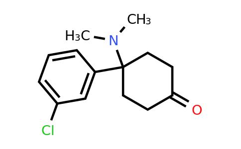 CAS 65619-53-6 | Cyclohexanone, 4-(3-chlorophenyl)-4-(dimethylamino)-