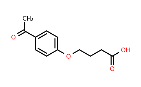 CAS 65623-82-7 | 4-(4-acetylphenoxy)butanoic acid