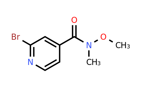 CAS 656257-69-1 | 2-Bromo-N-methoxy-N-methylisonicotinamide