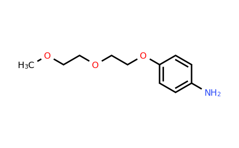 CAS 65673-48-5 | 4-(2-(2-Methoxyethoxy)ethoxy)aniline