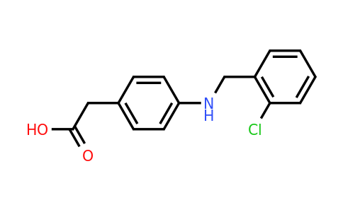 CAS 656815-56-4 | 2-(4-((2-Chlorobenzyl)amino)phenyl)acetic acid