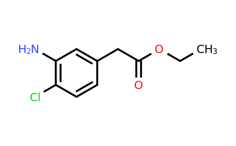 CAS 65690-73-5 | Ethyl 2-(3-amino-4-chlorophenyl)acetate